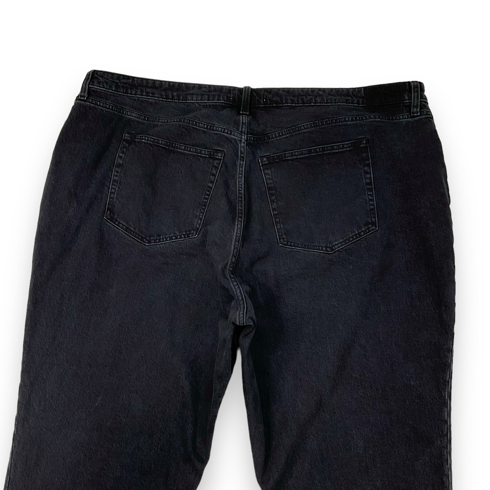 Abercrombie & Fitch Jeans Women 24W (49x30.5) Black Curve Love The Dad Plus NWT - Picture 9 of 10
